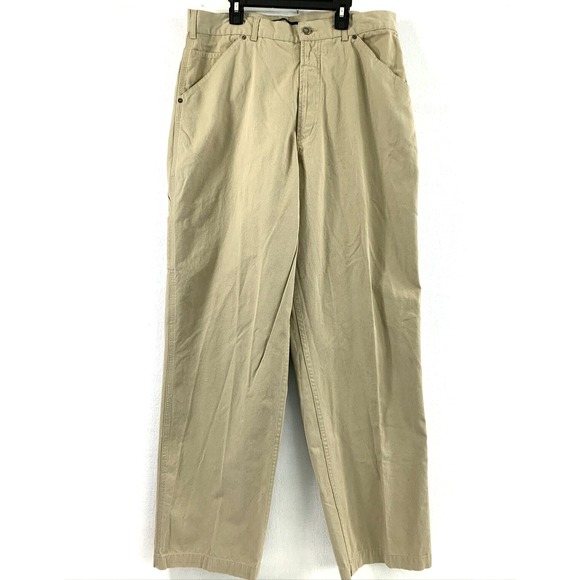 J.RIGGINS Other - J Riggins‎ Pants Mens 33 M Sportswear Khaki Trousers Tan Cotton Workwear